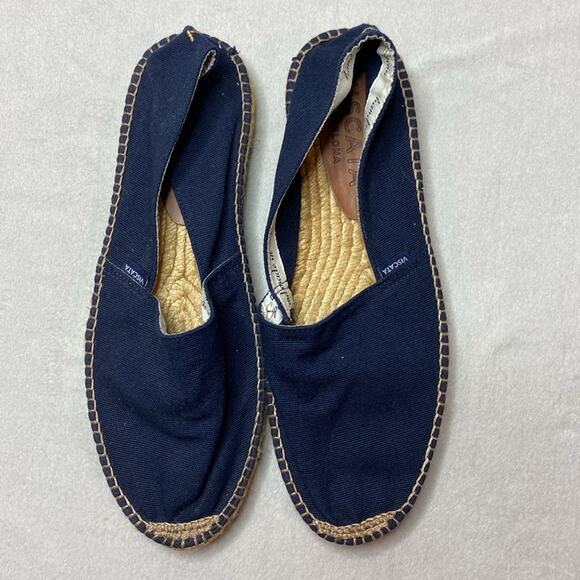 Viscata navy blue espadrilles flats size 42 - Picture 2 of 5